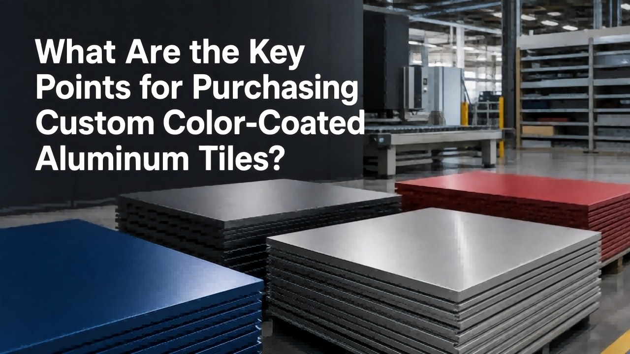 Apakah Perkara Utama untuk Membeli Jubin Aluminium Bersalut Warna Tersuai?
